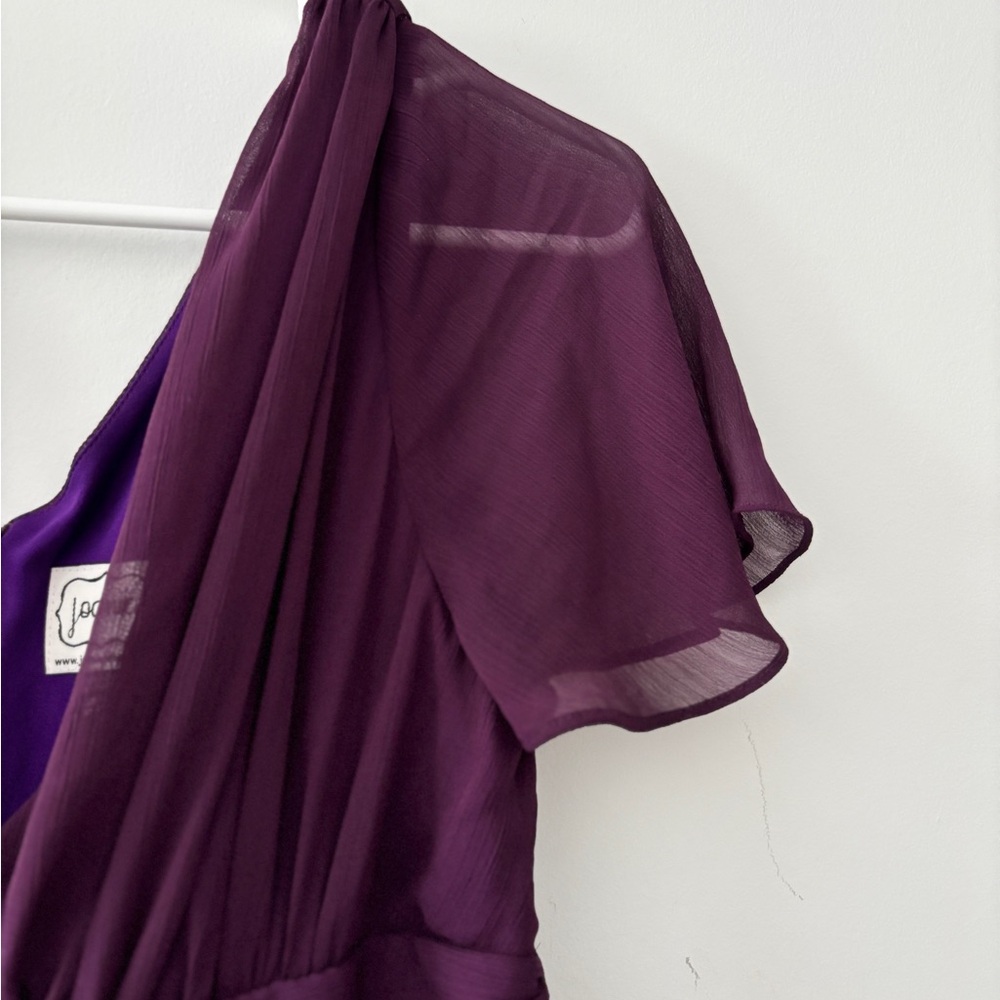 🍇 Joanie Clothing “Gracie” Dress – Plum Purple – Size US 10 🍇 - Picture 9 of 9